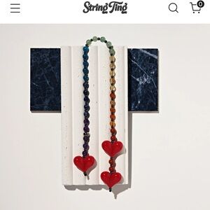 String Ting Big Chakra Energy Bag Charm